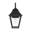 Galena Small Lantern Textured Black