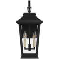 Warren Small Wall Lantern | Textured Black | Clear Glass Panels Bulb(s) Not Included