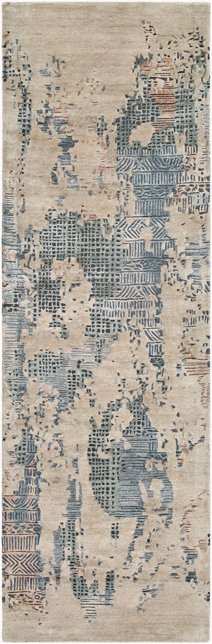 Opulence Rug | Slate Blue | OPL2303
