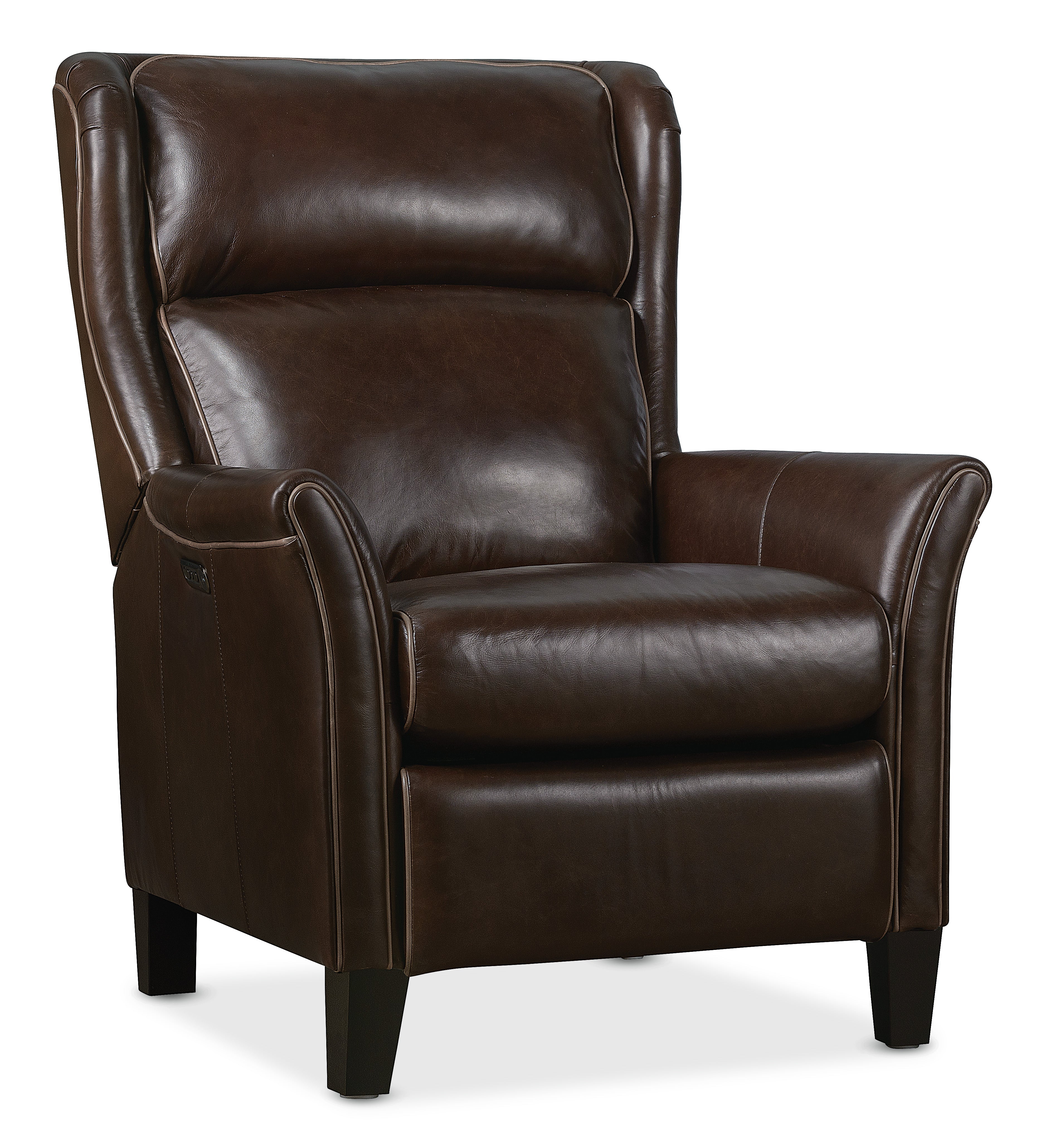 Henley Power Recliner with Power Headrest | Dark Roast