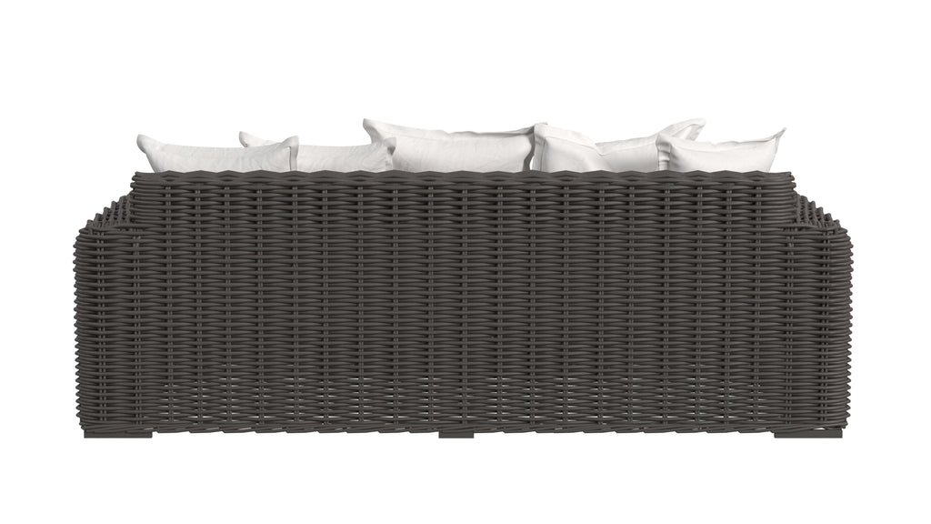 Cabo Loveseat in Soothe Pearl w/ Flange Welt