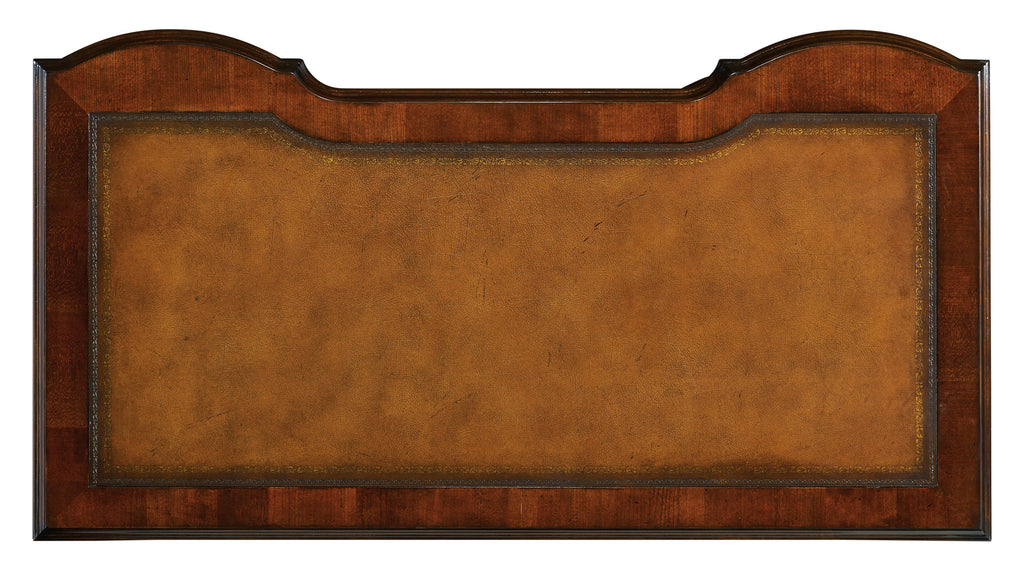 Cherry Knee-Hole Desk-Bow Front