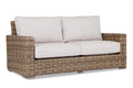 Havana Loveseat in Canvas Flax w/ Self Welt