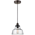 Baskin Chimney Pendant | Painted Aged Brass / Dark Weathered Zinc