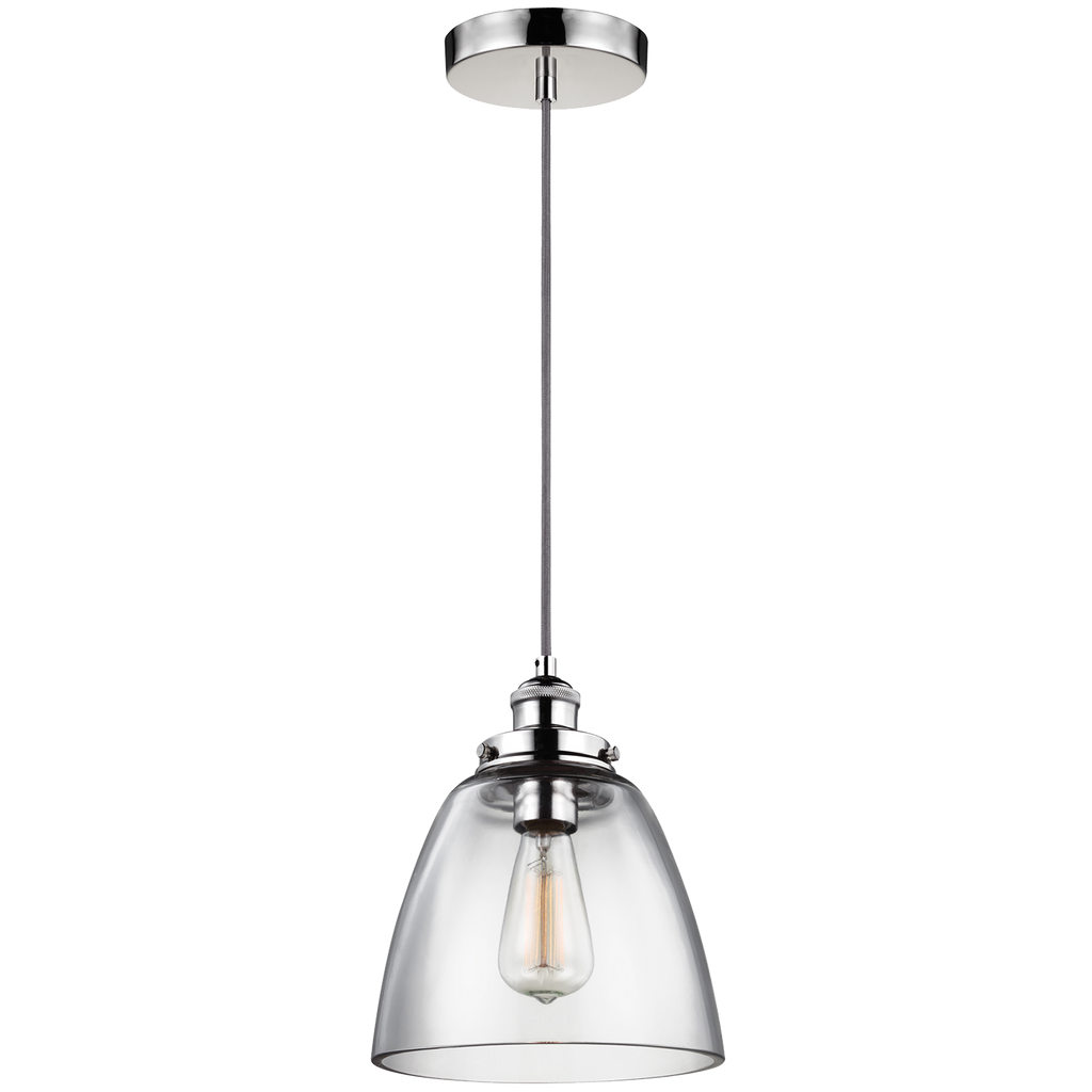 Baskin Dome Pendant | Polished Nickel