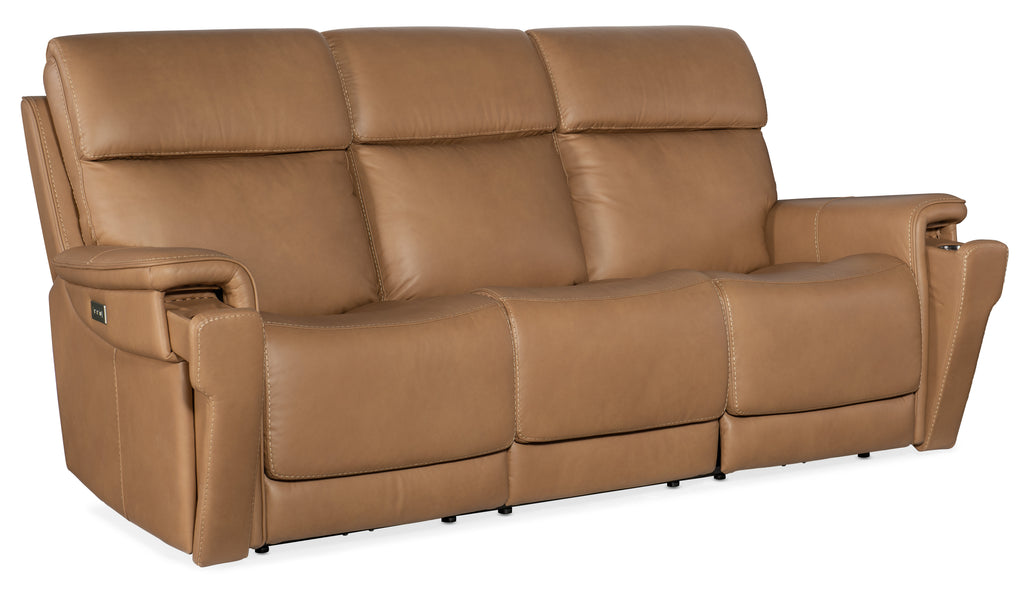 Lyra Zero Gravity Power Sofa with Power Headrest and Lumbar | Light Brown
