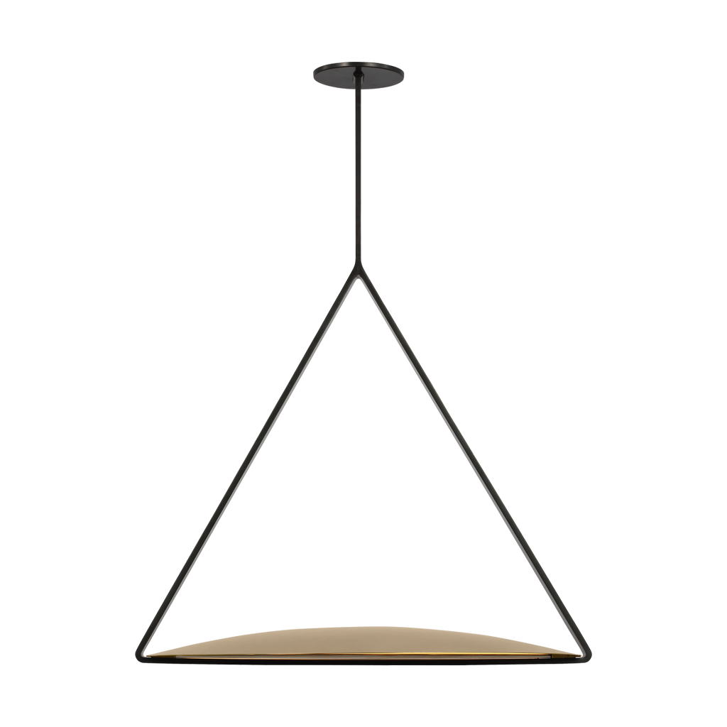 Cymbal X-Large Pendant Dark Bronze/Natural Brass 2700K 90 CRI