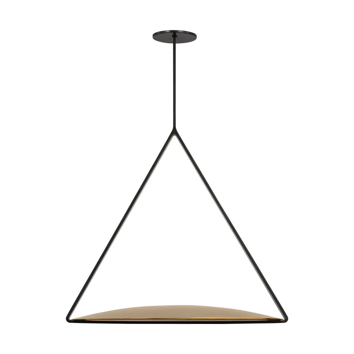 Cymbal X-Large Pendant Dark Bronze/Natural Brass 2700K 90 CRI