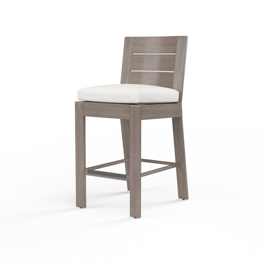 Laguna Counter Stool in Canvas Flax, No Welt