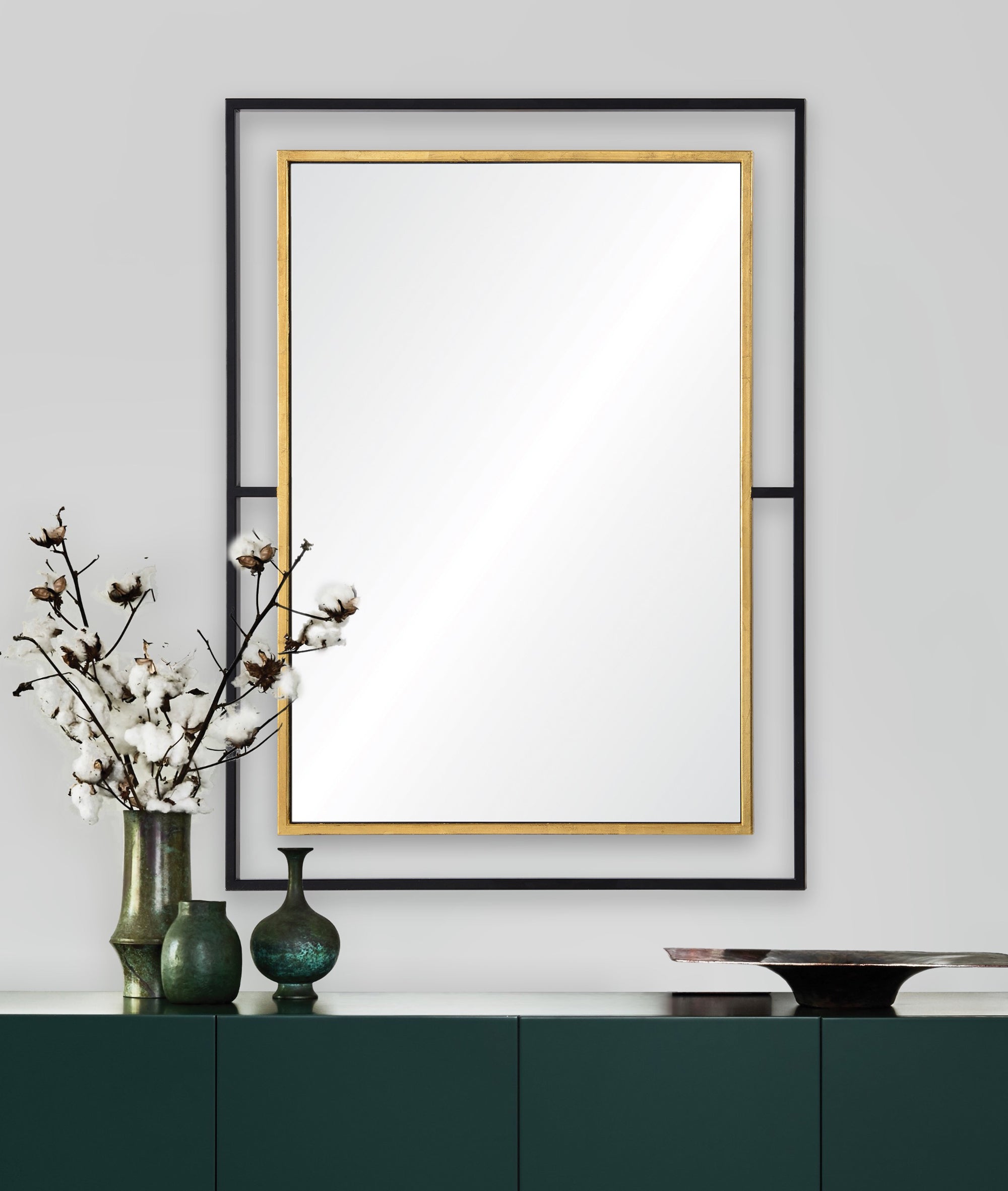 Gray Wall Mirror