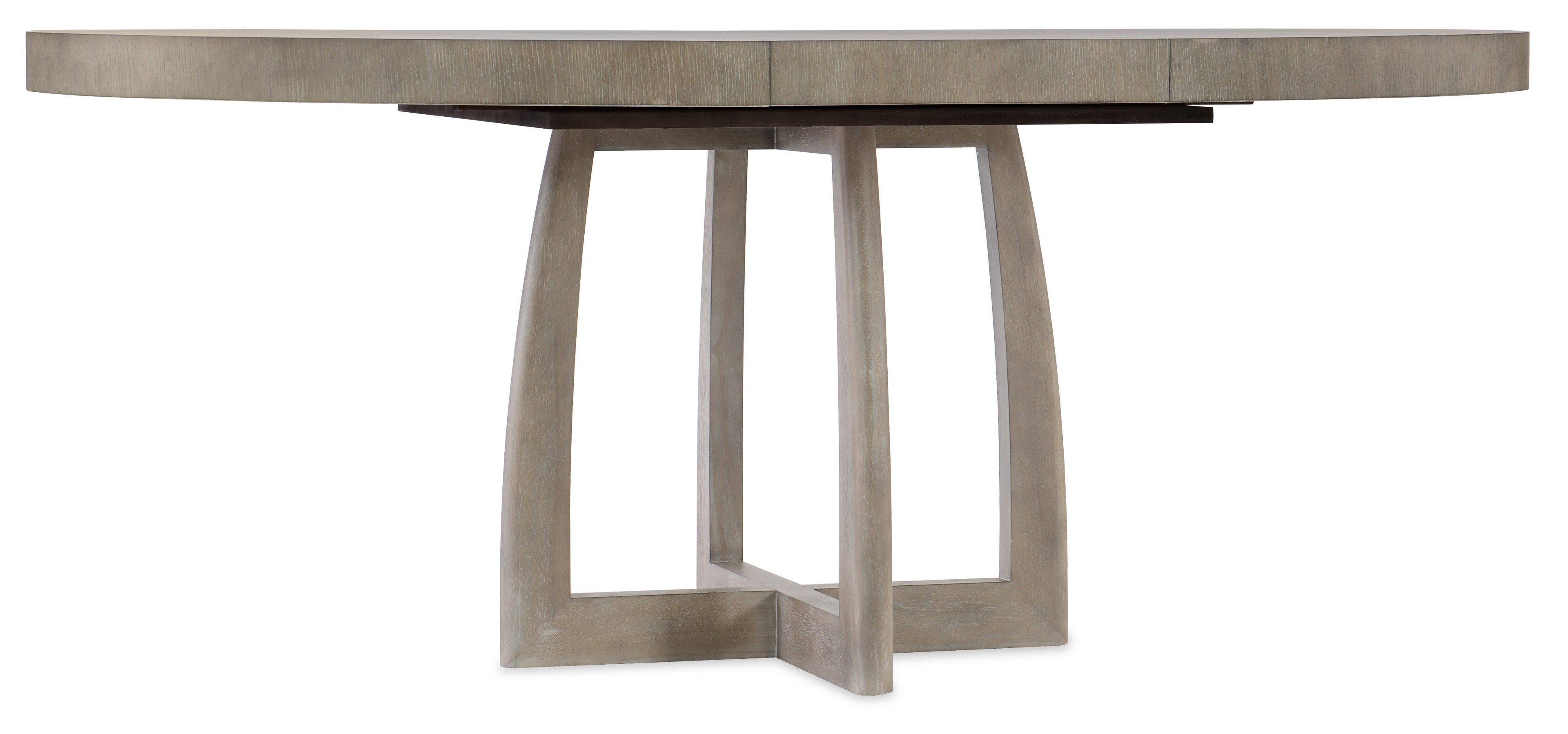 Affinity 48in Round Pedestal Dining Table with 1-18in Leaf
