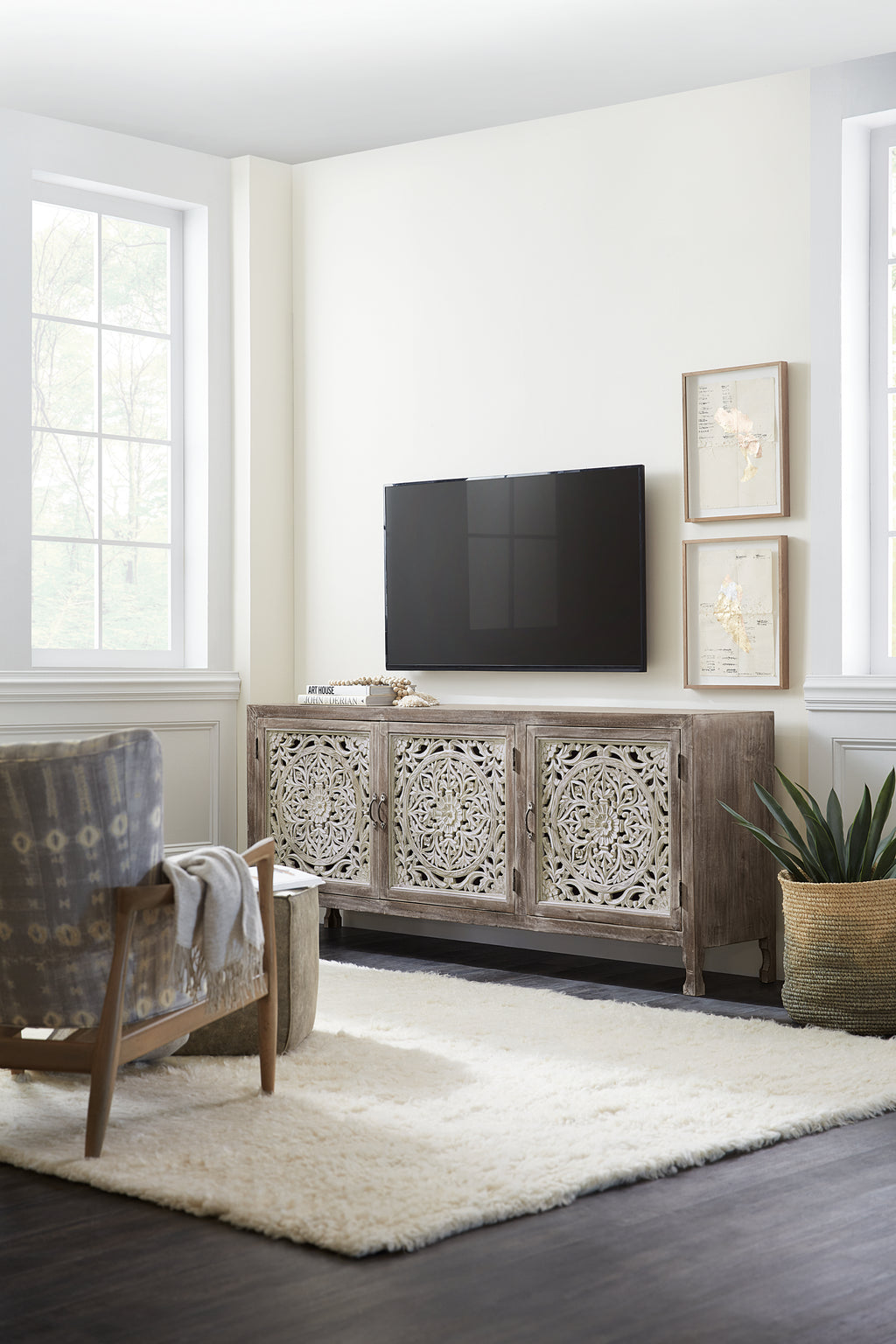 Entertainment Console | Serene Neutral
