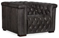 Savion Grandier Power Recliner with Power Headrest | Dark Grey