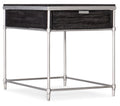St. Armand Rectangular End Table | Brushed Metal