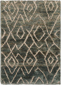 Papyrus Rug | Dark Green | PPY4909