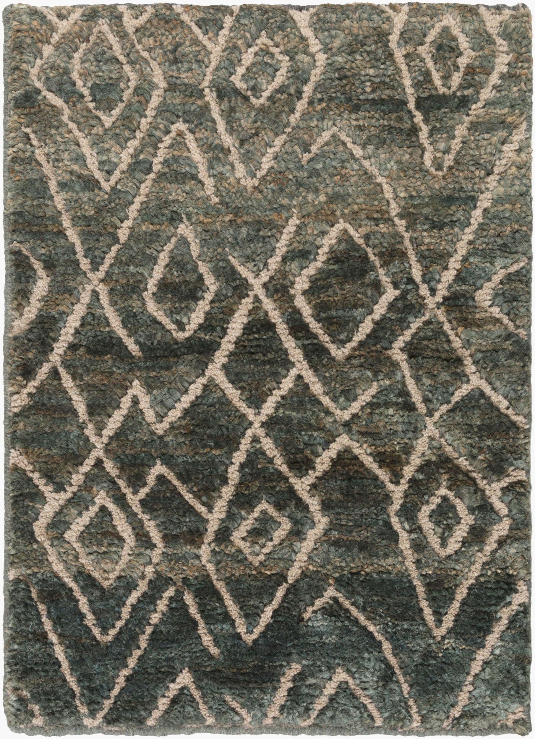 Papyrus Rug | Dark Green | PPY4909