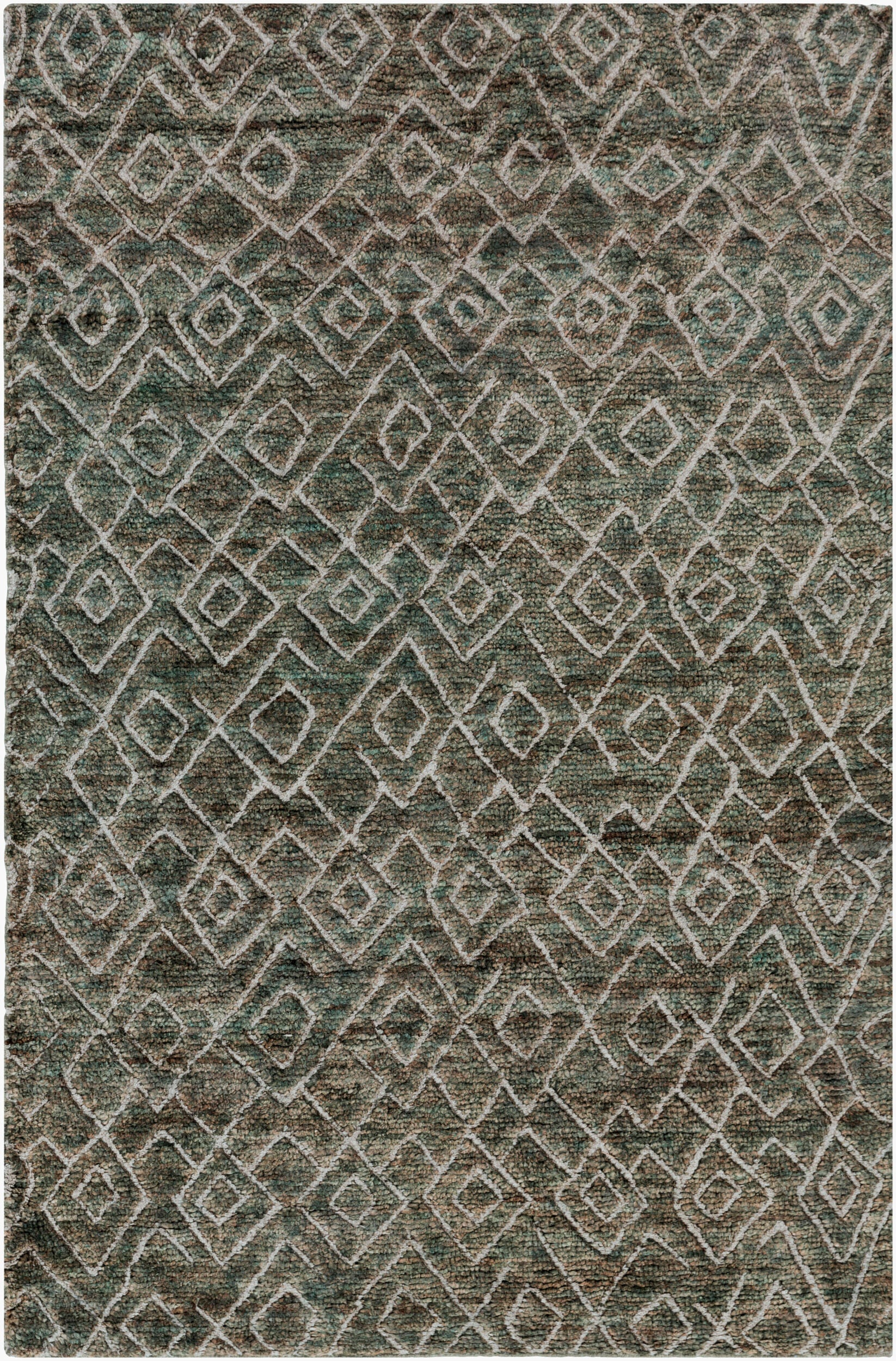 Papyrus Rug | Dark Green | PPY4909