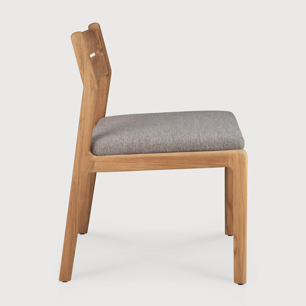 Jack Outdoor Dining Chair | Teak | Mocha Fabric
