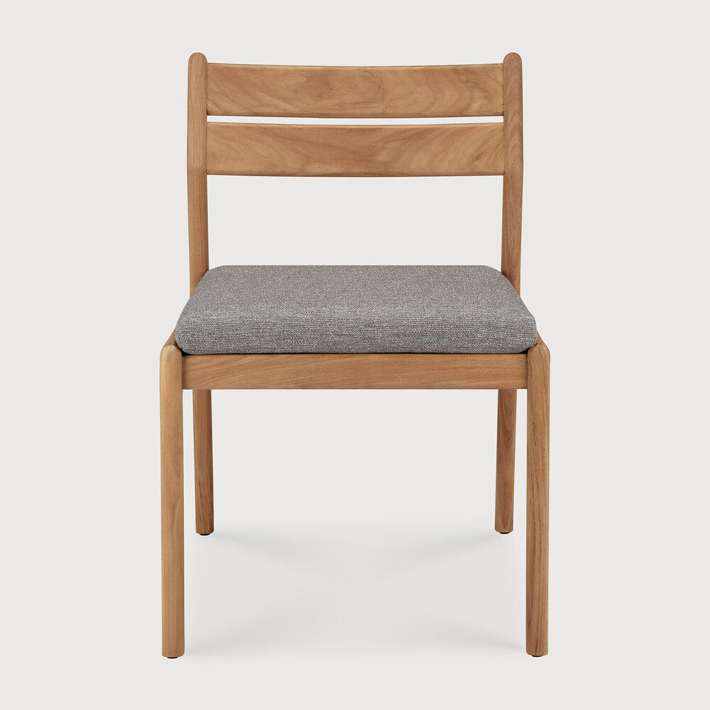 Jack Outdoor Dining Chair | Teak | Mocha Fabric