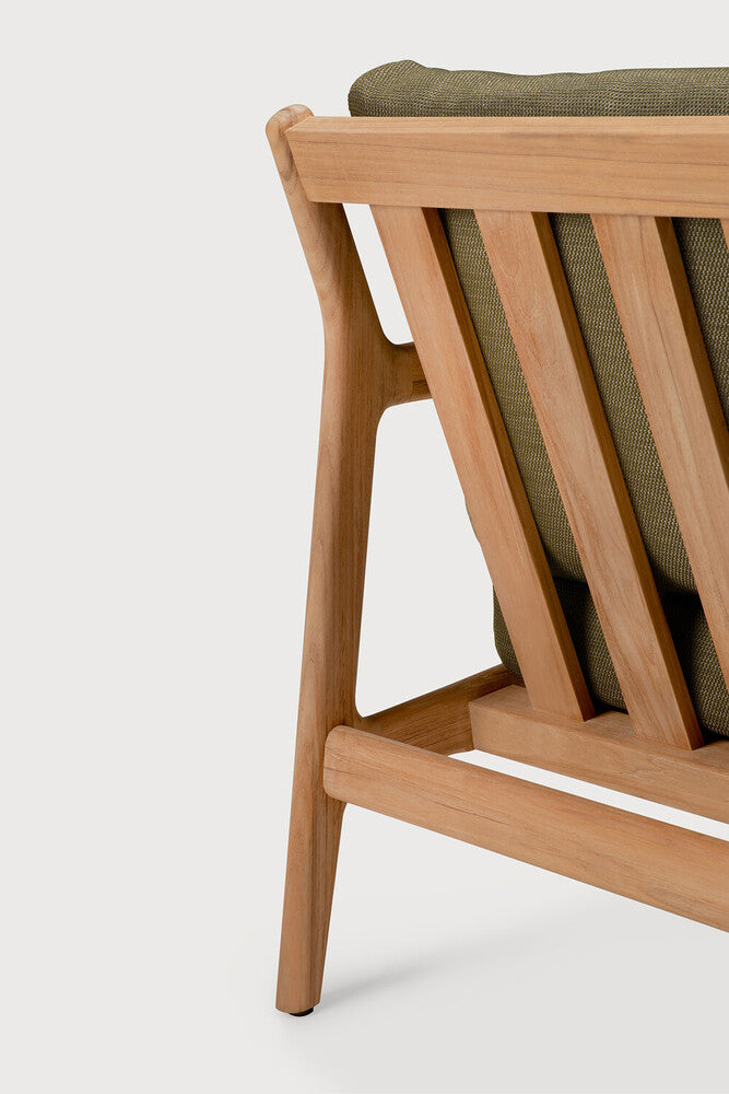 Jack Outdoor Lounge Chair | Teak | Green Fabric