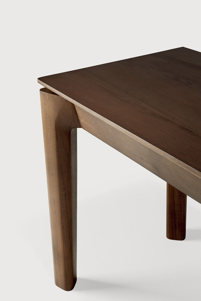 Bok Bench | Varnished Teak | Brown | 57" X 14"