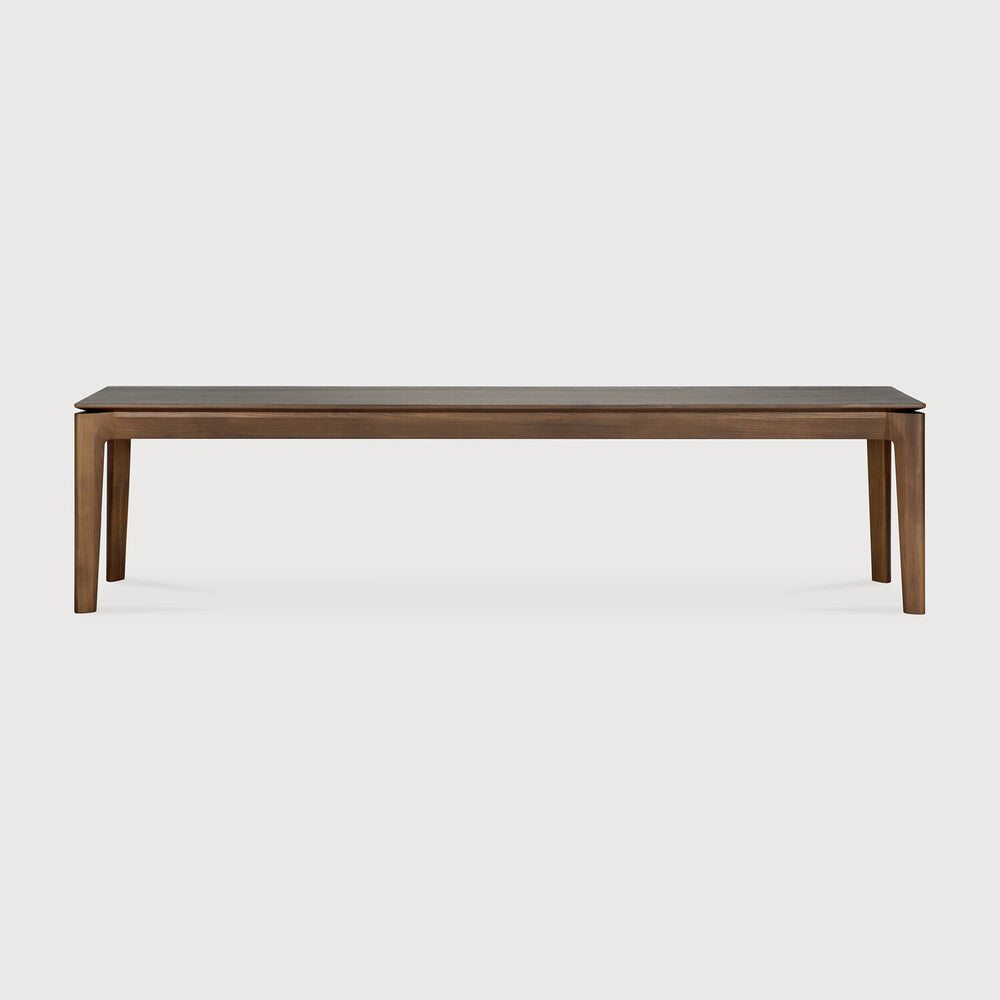 Bok Bench | Varnished Teak | Brown | 73" X 14"