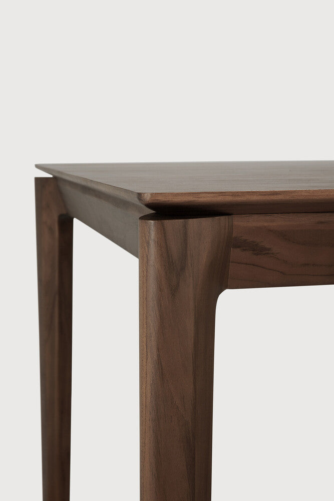 Bok Dining Table | Varnished Teak | Brown | Rectangular | 79" X 37"