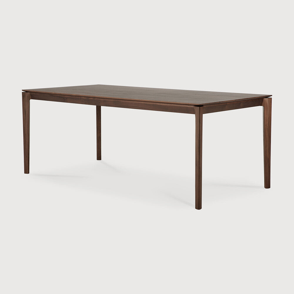 Bok Dining Table | Varnished Teak | Brown | Rectangular | 79" X 37"