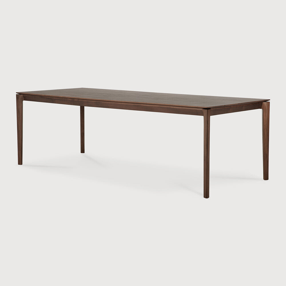 Bok Dining Table | Varnished Teak | Brown | Rectangular | 94" X 39"