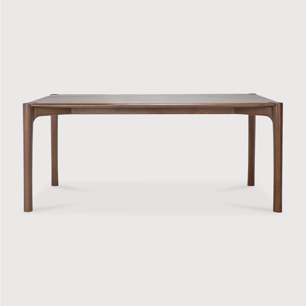 Pi Dining Table | Varnished Teak | Brown | Rectangular | 71" X 35"