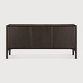 Pi Sideboard | Varnished Teak | Dark Brown | 3 Doors