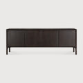 Pi Sideboard | Varnished Teak | Dark Brown | 4 Doors