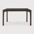 Pi Dining Table | Varnished Teak | Dark Brown | Rectangular | 55" X 31"