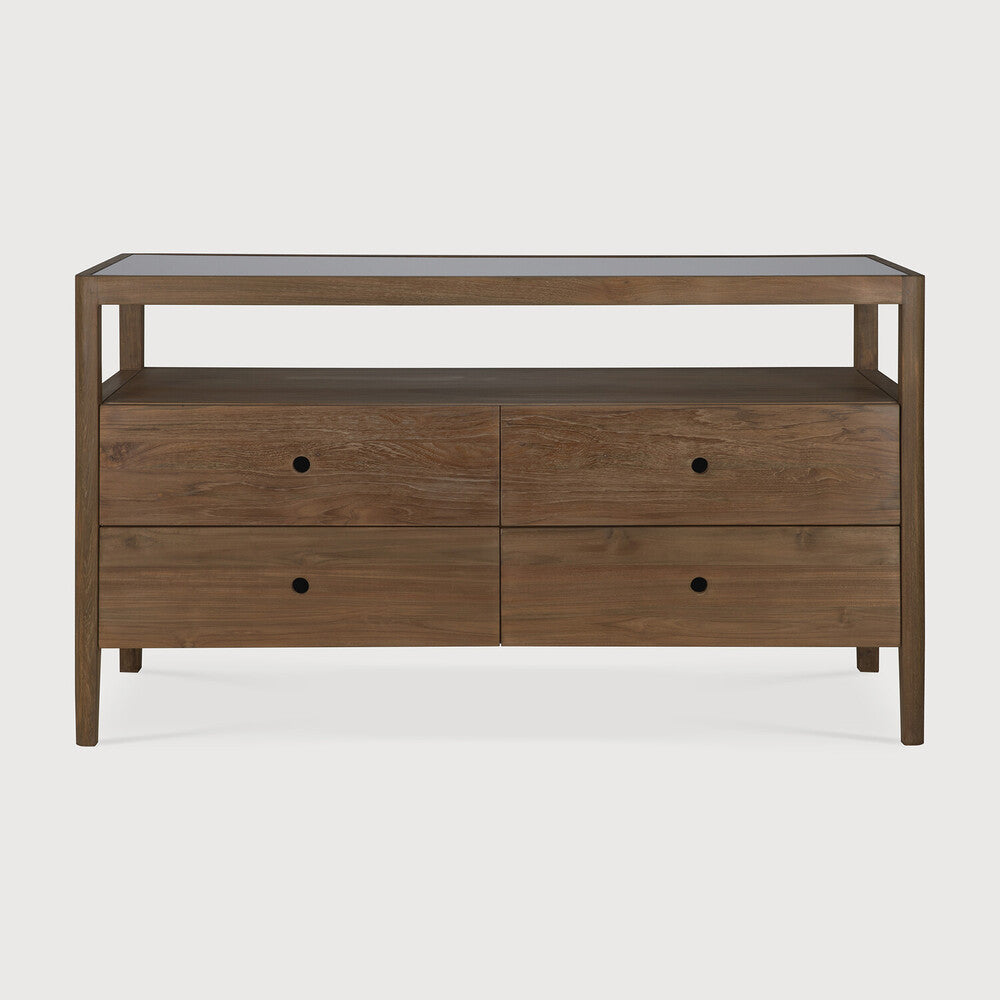 Spindle Dresser | Reclaimed Teak | 4 Drawers