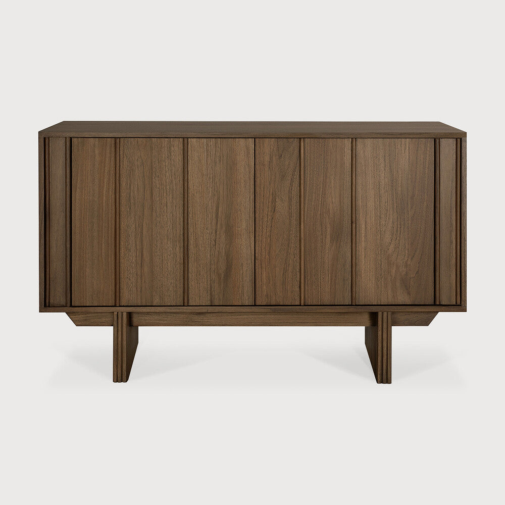 Pillar Sideboard | Varnished Teak | Wild Brown | 2 Doors
