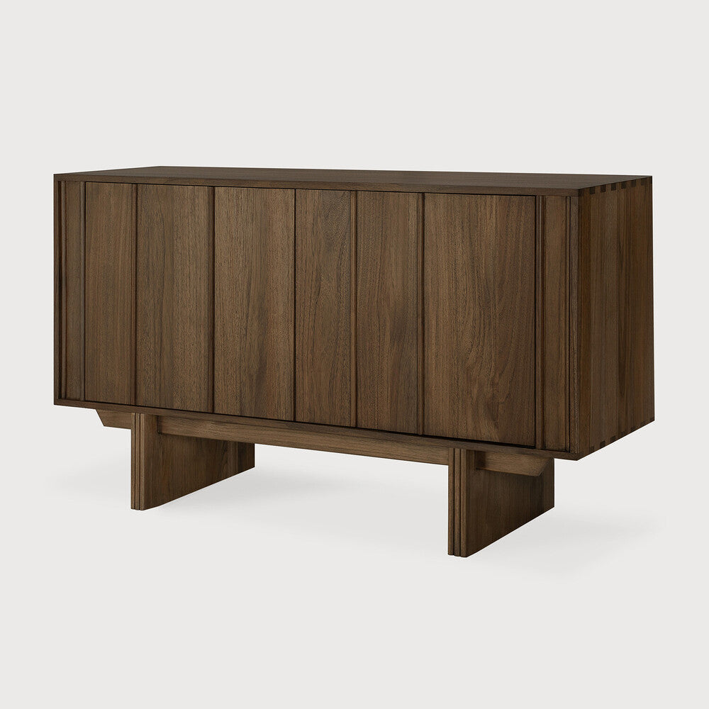 Pillar Sideboard | Varnished Teak | Wild Brown | 2 Doors