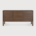Sono Sideboard | Varnished Teak | Light Brown | 2 Doors | 3 Drawers