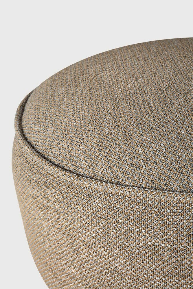 Donut Outdoor Pouf | Mocha Check Fabric | Xl