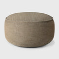 Donut Outdoor Pouf | Mocha Check Fabric | Xl