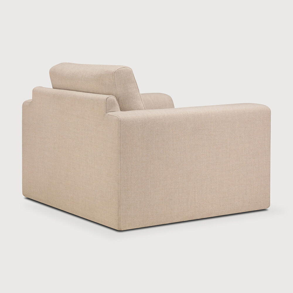 Ease Lounge Chair | Leche Fabric