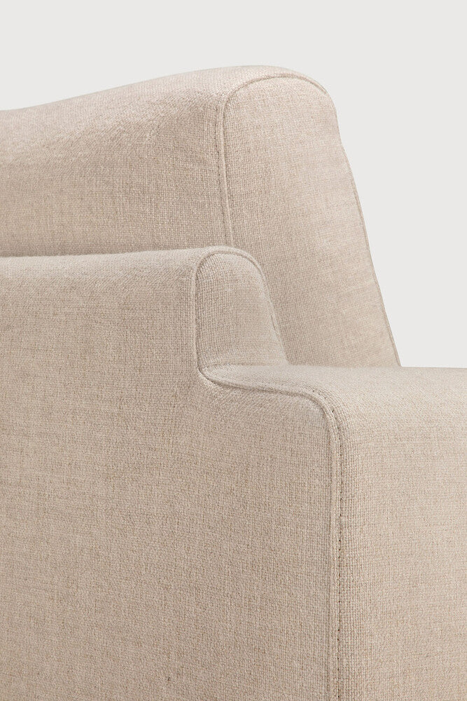 Ease Lounge Chair | Leche Fabric