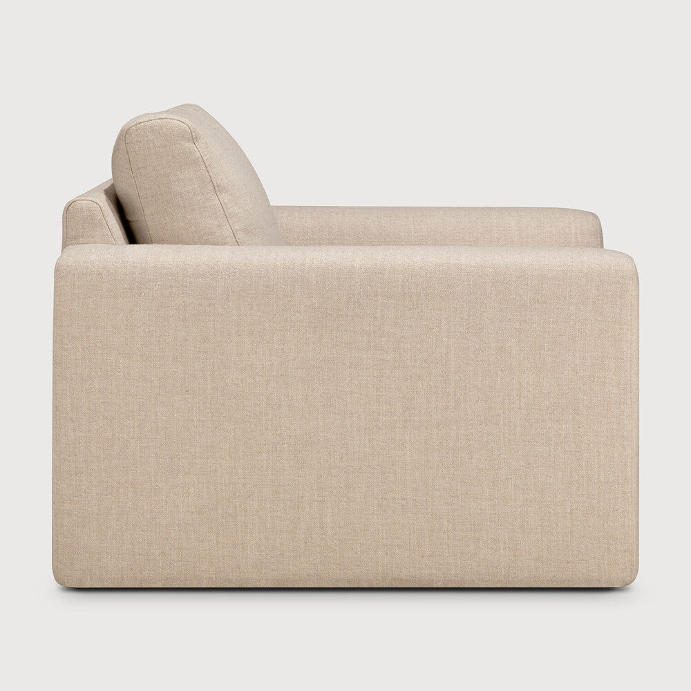 Ease Lounge Chair | Leche Fabric