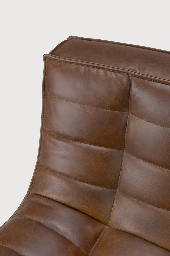 N701 Modular Sofa | Chestnut Leather | 1 Seater