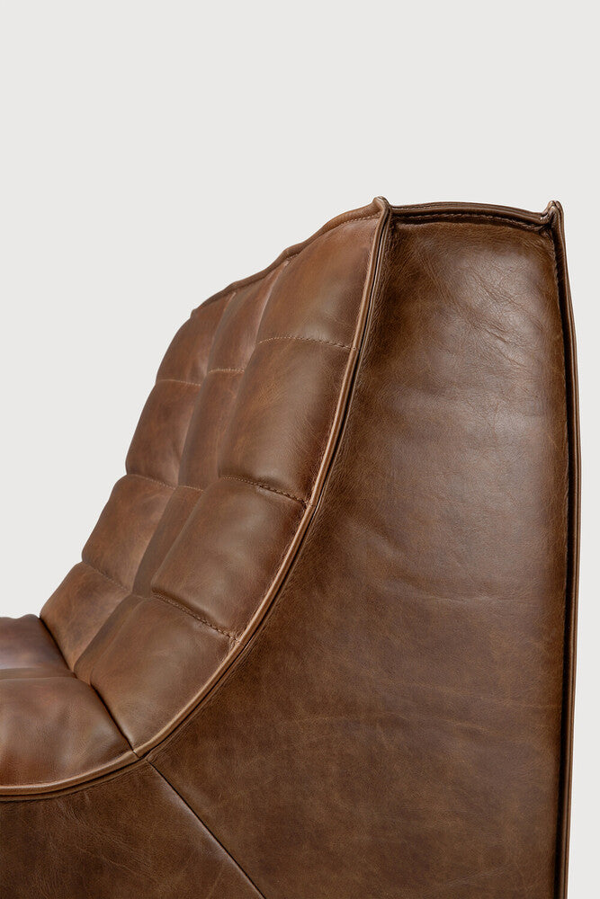 N701 Modular Sofa | Chestnut Leather | 1 Seater