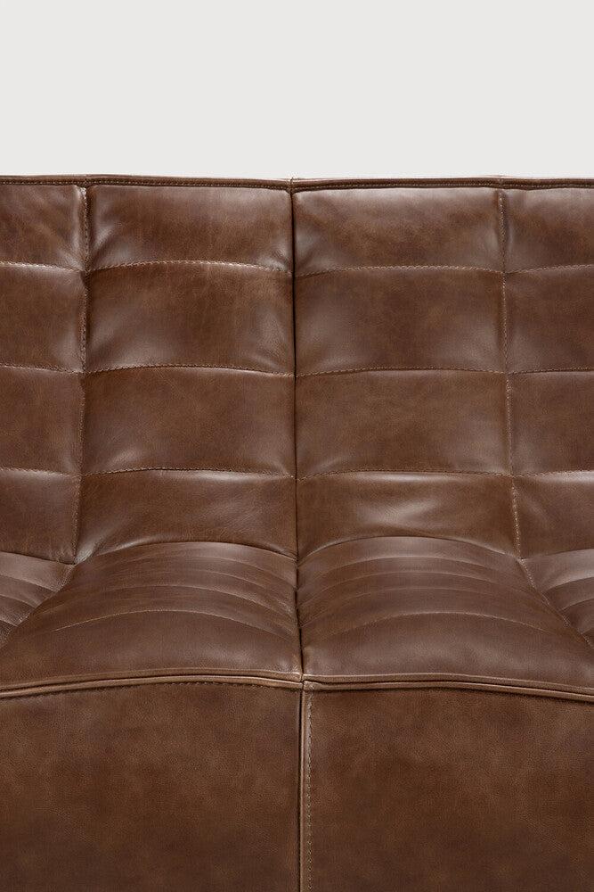 N701 Modular Sofa | Chestnut Leather | 3 Seater