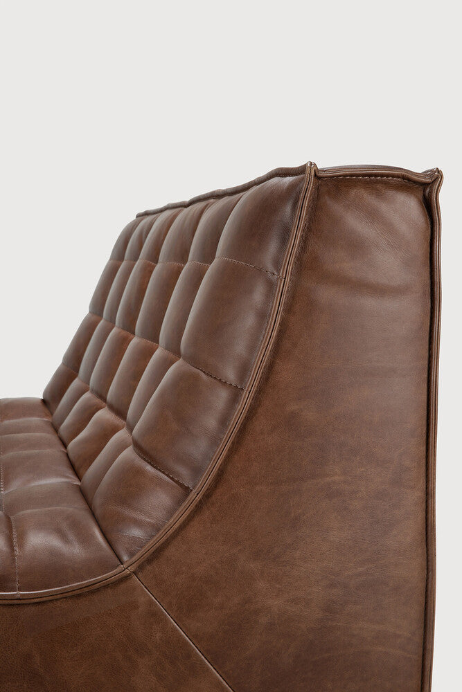N701 Modular Sofa | Chestnut Leather | 2 Seater