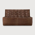 N701 Modular Sofa | Chestnut Leather | 2 Seater