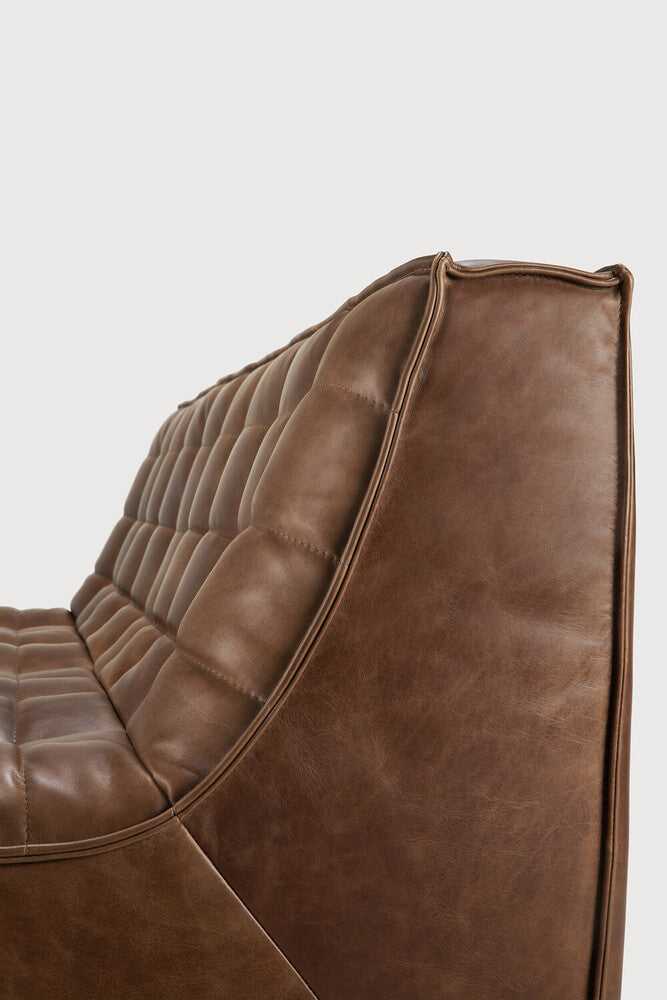 N701 Modular Sofa | Chestnut Leather | 3 Seater