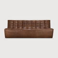 N701 Modular Sofa | Chestnut Leather | 3 Seater