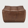 N701 Footstool | Chestnut Leather